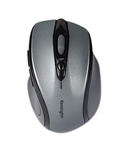 KMW72423 PRO FIT MID-SIZE WIRELESS MOUSE, 2.4 GHZ FREQUENCY/30 FT WIRELESS RANGE, RIGHT HAND USE, GRAY