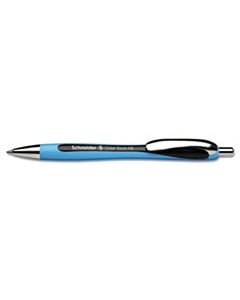 STW132501 SCHNEIDER RAVE XB RETRACTABLE BALLPOINT PEN, 1.4MM, BLACK INK, BLUE/BLACK BARREL