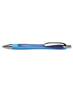STW132503 SCHNEIDER RAVE XB RETRACTABLE BALLPOINT PEN, 1.4MM, BLUE INK, BLUE/BLUE BARREL