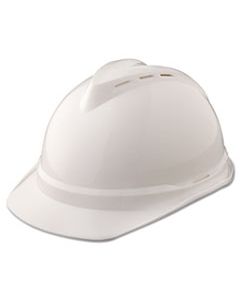 MSA10034018 V-GARD 500 PROTECTIVE CAP VENTED, 4-POINT SUSPENSION, WHITE