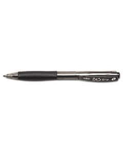 BICBU311BK BU3 RETRACTABLE BALLPOINT PEN, BOLD 1 MM, BLACK INK/BARREL, DOZEN