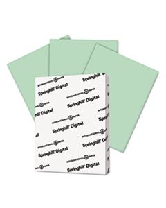 SGH045100 DIGITAL INDEX COLOR CARD STOCK, 90LB, 8.5 X 11, GREEN, 250/PACK