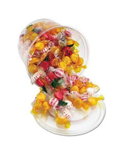 OFX70009 FANCY ASSORTED HARD CANDY, INDIVIDUALLY WRAPPED, 2 LB RESEALABLE PLASTIC TUB