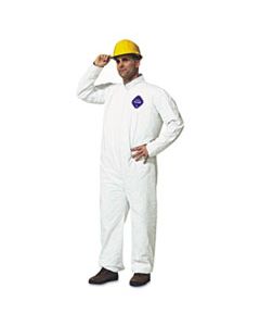 DUPTY120SM TYVEK COVERALLS, WHITE, MEDIUM, 25/CARTON