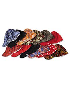 CMX1000712 DEEP ROUND CROWN CAP, SIZE 7 1/2, ASSORTED PRINTS