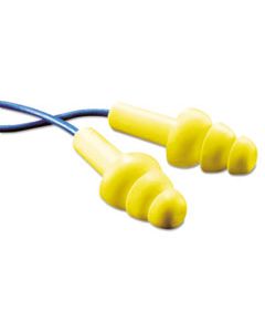 MMM3404007 E-A-R ULTRAFIT EAR TRACER EARPLUGS, CORDED, NRR 25, 100 PAIR/BX