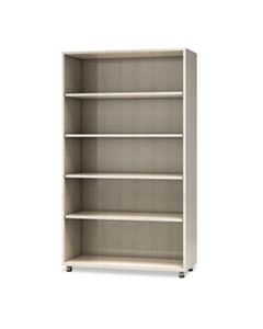 MLNEZBC3662AGX E5 SERIES FIVE-SHELF BOOKCASE, 36W X 15D X 62H, COCOA