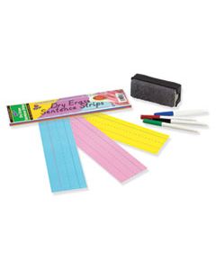 PAC5188 DRY ERASE SENTENCE STRIPS, 12 X 3, ASSORTED, 20 PER PACK