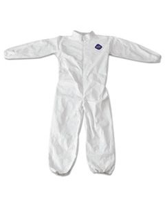 DUPTY125SM TYVEK COVERALLS, ZIP CLOSURE, ELASTIC WRIST/ANKLES, MEDIUM