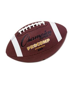 CSICF100 PRO COMPOSITE FOOTBALL, OFFICIAL SIZE, 22", BROWN