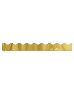 TEPT91252 TERRIFIC TRIMMERS METALLIC BORDERS, GOLD, 10 STRIPS, 2 1/4" X 39" EACH