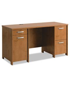 BSHPR76360A1 ENVOY DOUBLE PEDESTAL DESK (BOX 1 OF 2), 58W X 23.25D X 30.25H, NATURAL CHERRY