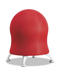 SAF4750CI ZENERGY BALL CHAIR, CRIMSON SEAT/CRIMSON BACK, SILVER BASE