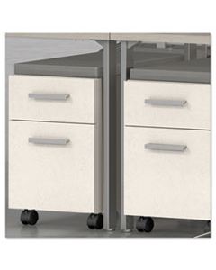 MLNEZPM24BFAGZ E5 SERIES MOBILE BOX/FILE PEDESTAL, 15.25W X 24D X 23H, WHITE