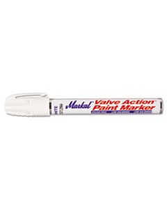 MRK96800 VALVE ACTION PAINT MARKER 96800, MEDIUM BULLET TIP, WHITE