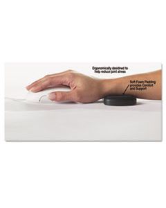 MAS99504 ROLLING WRIST REST, 5 X 2 1/2 X 5/8, BLACK