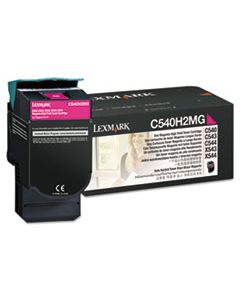 LEXC540H2MG C540H2MG HIGH-YIELD TONER, 2000 PAGE-YIELD, MAGENTA