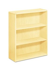 HON10753DD 10700 SERIES WOOD BOOKCASE, THREE SHELF, 36W X 13 1/8D X 43 3/8H, NATURAL MAPLE