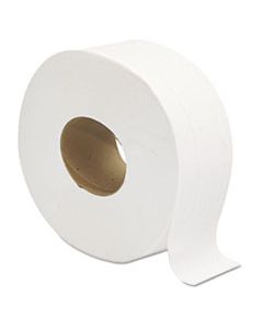 GEN202 JUMBO JRT BATH TISSUE, SEPTIC SAFE, 2-PLY, WHITE, 3 1/4" X 720 FT, 12 ROLLS/CARTON