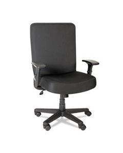 ALECP110 ALERA XL SERIES BIG AND TALL HIGH-BACK TASK CHAIR, SUPPORTS UP TO 500 LBS., BLACK SEAT/BLACK BACK, BLACK BASE