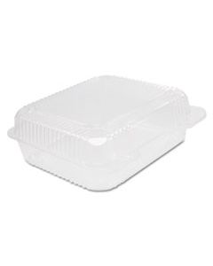 DCCC51UT1 STAYLOCK CLEAR HINGED CONTAINER, PLASTIC, 8 3/10 X 7 4/5 X 3, 125/BAG, 2BG/CT