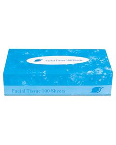 GENFACIAL30100 BOXED FACIAL TISSUE, 2-PLY, WHITE, 100 SHEETS/BOX