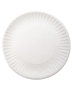 DXEWNP9OD WHITE PAPER PLATES, 9" DIA, 250/PACK, 4 PACKS/CARTON