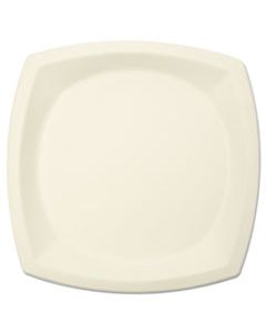SCC10PSC2050CT BARE ECO-FORWARD SUGARCANE DINNERWARE, 10" DIA, PLATE, IVORY, 125/PACK