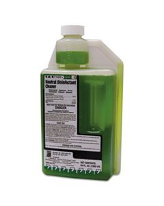 FKLF377628 T.E.T. NEUTRAL DISINFECTANT CLEANER, APPLE SCENT, LIQUID, 2 QT. BOTTLE, 4/CARTON