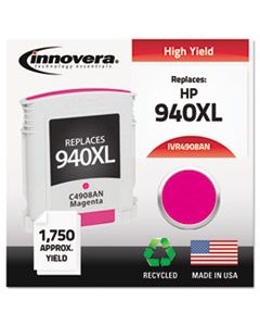 IVR4908ANC REMANUFACTURED C4908AN (940XL) HIGH-YIELD INK, 1400 PAGE-YIELD, MAGENTA