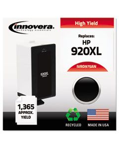 IVRD975ANC REMANUFACTURED CD975AN (920XL) HIGH-YIELD INK, 1200 PAGE-YIELD, BLACK