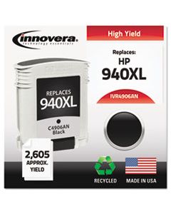 IVR4906ANC REMANUFACTURED C4906AN (940XL) HIGH-YIELD INK, 2200 PAGE-YIELD, BLACK