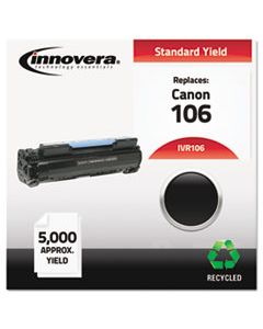 IVR106 REMANUFACTURED 0264B001 (106) TONER, 5000 PAGE-YIELD, BLACK