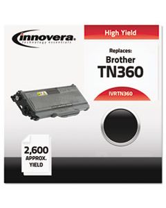 IVRTN360 REMANUFACTURED TN360 HIGH-YIELD TONER, 2600 PAGE-YIELD, BLACK