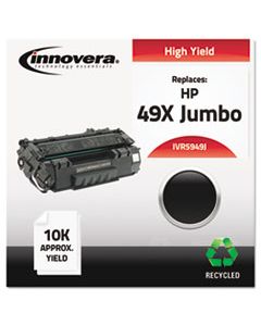 IVR5949J REMANUFACTURED Q5949X(J) (49XJ) HIGH-YIELD TONER, 10000 PAGE-YIELD, BLACK