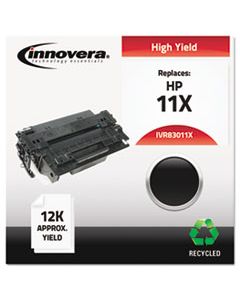 IVR83011X REMANUFACTURED Q6511X (11X) HIGH-YIELD TONER, 12000 PAGE-YIELD, BLACK