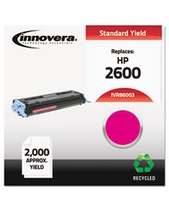 IVR86003 REMANUFACTURED Q6003A (124A) TONER, 2000 PAGE-YIELD, MAGENTA