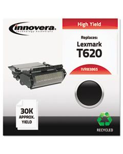 IVR83865 REMANUFACTURED 12A6765 (T620) HIGH-YIELD TONER, 30000 PAGE-YIELD, BLACK