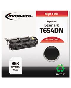 IVRT654X11A REMANUFACTURED T654X21A; T654X11A (T654) TONER, 36000 PAGE-YIELD, BLACK