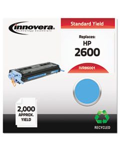 IVR86001 REMANUFACTURED Q6001A (124A) TONER, 2000 PAGE-YIELD, CYAN
