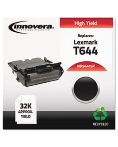 IVR64415X REMANUFACTURED 64415XA (T644) HIGH-YIELD TONER, 32000 PAGE-YIELD, BLACK