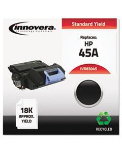 IVR83045 REMANUFACTURED Q5945A (45A) TONER, 18000 PAGE-YIELD, BLACK