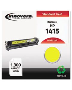IVRE322A REMANUFACTURED CE322A (128A) TONER, 1300 PAGE-YIELD, YELLOW