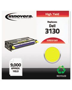 IVRD3130Y REMANUFACTURED 330-1204 (3130) HIGH-YIELD TONER, 9000 PAGE-YIELD, YELLOW