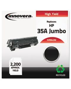 IVRB435J REMANUFACTURED CB435A(J) (35AJ) EXTRA HIGH-YIELD TONER, 2200 PAGE-YIELD, BLACK