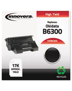 IVRB6300 REMANUFACTURED 52114502 (B6300) HIGH-YIELD TONER, 17000 PAGE-YIELD, BLACK