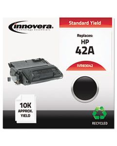IVR83042 REMANUFACTURED Q5942A (42A) TONER, 10000 PAGE-YIELD, BLACK