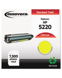 IVRE742A REMANUFACTURED CE742A (5225) TONER, 7300 PAGE-YIELD, YELLOW
