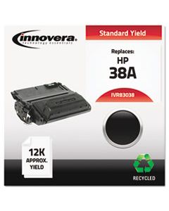 IVR83038 REMANUFACTURED Q1338A (38A) TONER, 12000 PAGE-YIELD, BLACK