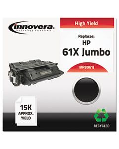 IVR8061J REMANUFACTURED C8061X(J) (61XJ) EXTRA HIGH-YIELD TONER, 15000 PAGE-YIELD, BLACK